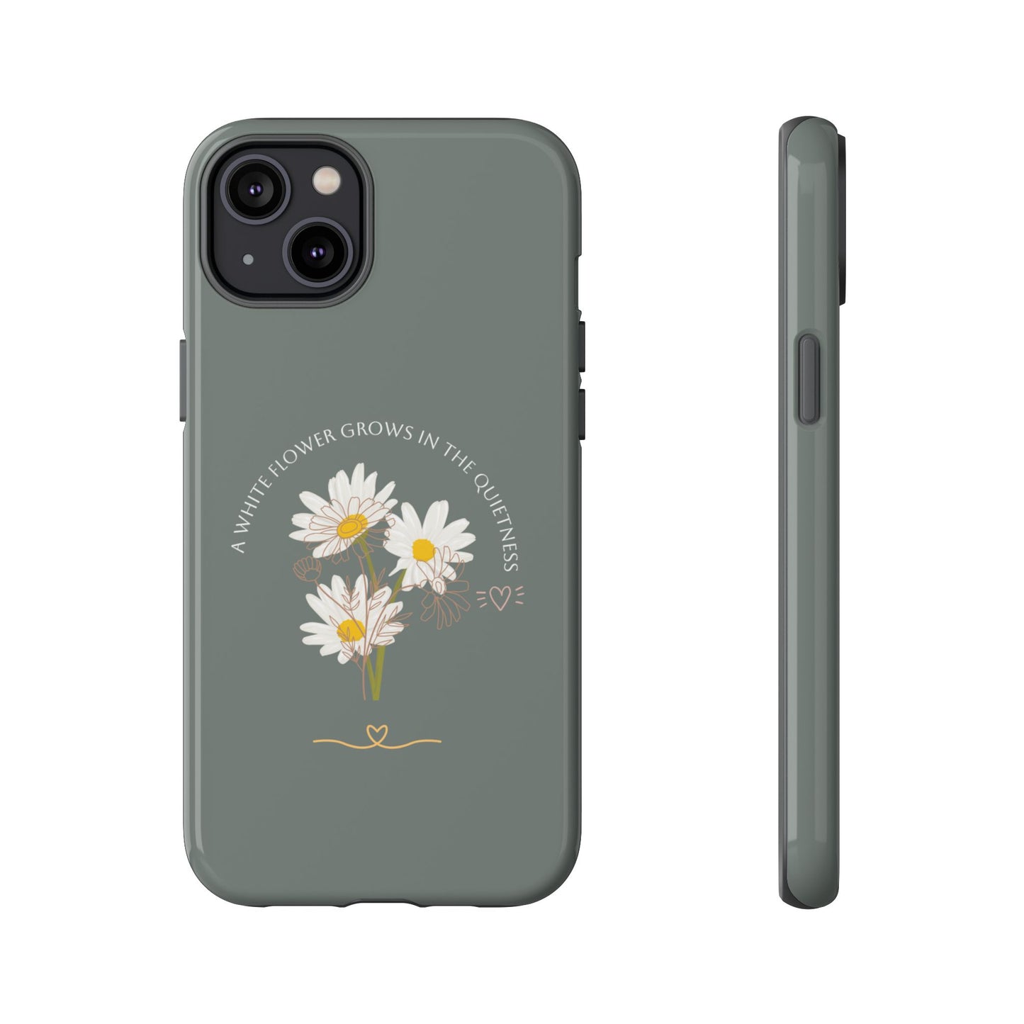 Summer Dark Green Color Daisy Floral