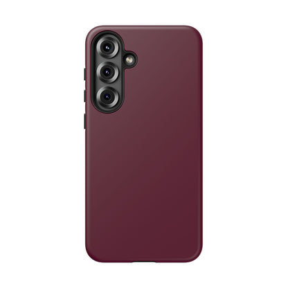 Classic Solid Bordeaux Tough Phone Case