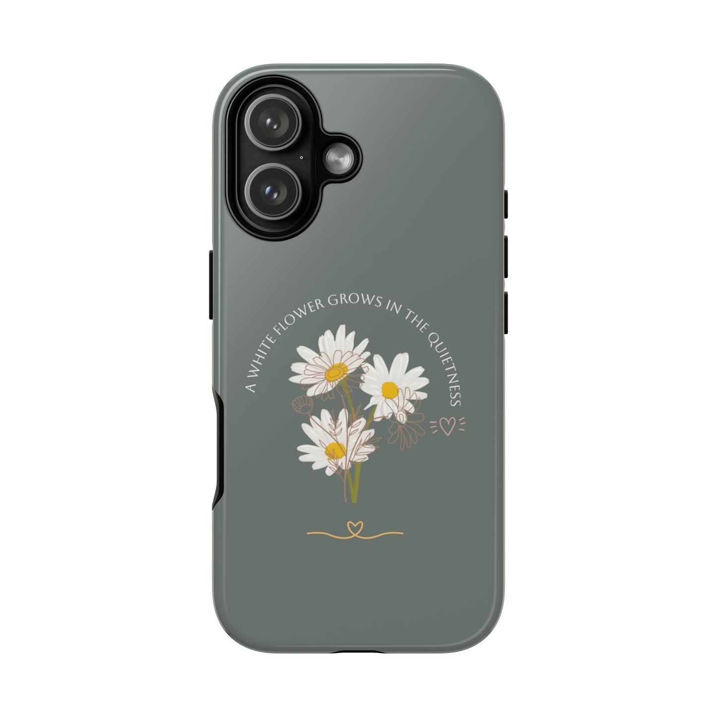 Summer Dark Green Color Daisy Floral