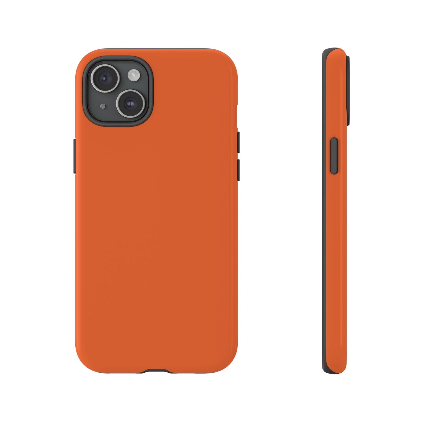 Cozy Solid Burnt Orange Minimalist Tough Phone Case