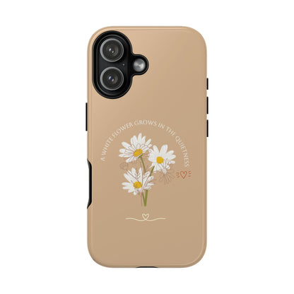 Summer Beige Color Daisy Floral