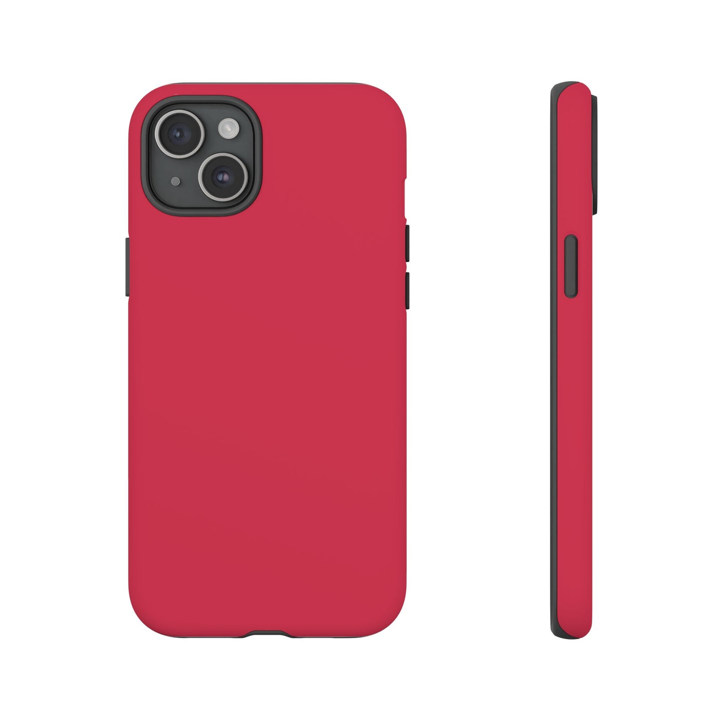 Energetic Solid Raspberry Pink Minimalist Tough Phone Case