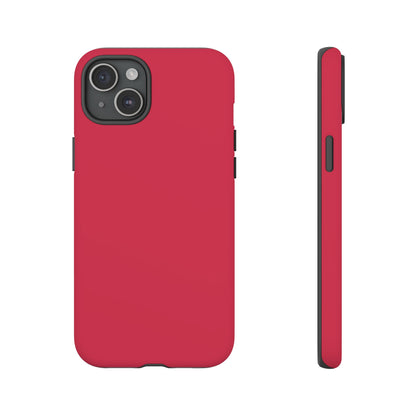 Energetic Solid Raspberry Pink Minimalist Tough Phone Case