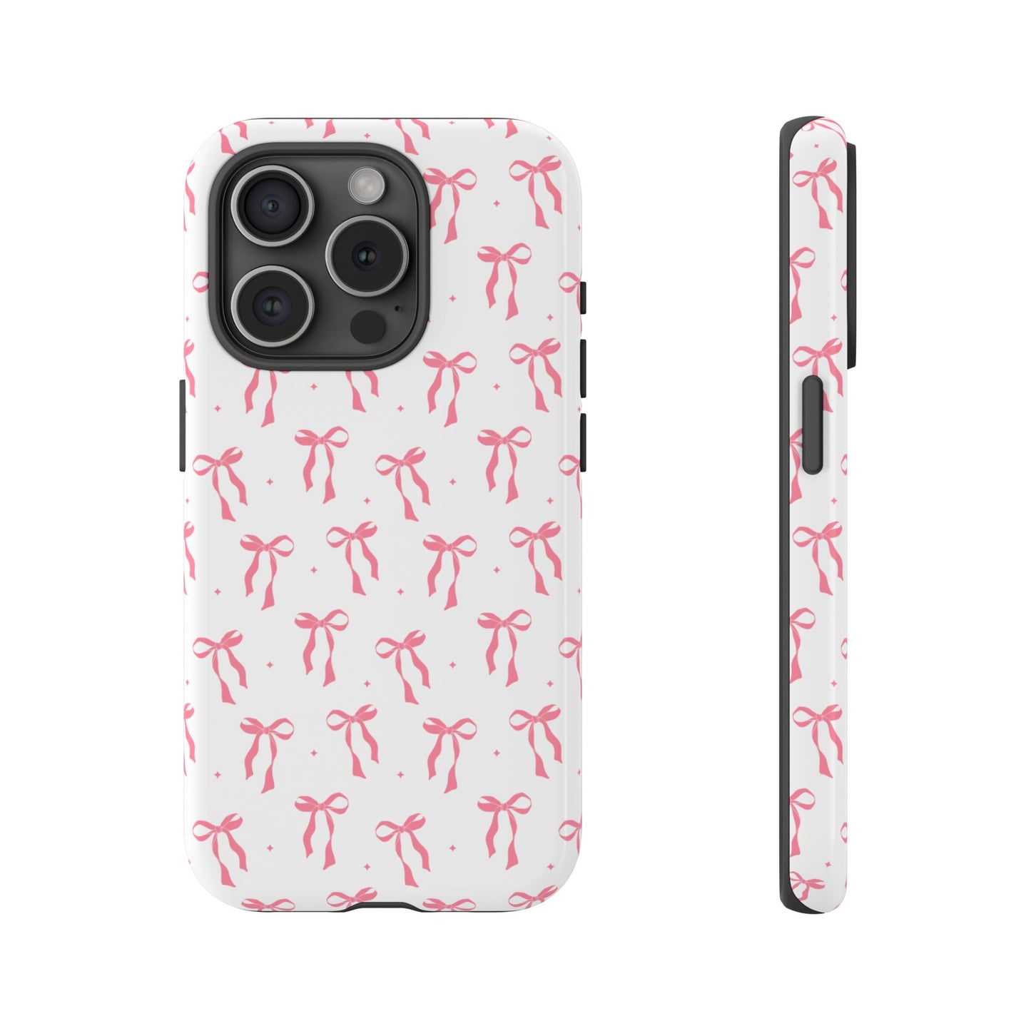 Cute Pink Ribbons Tough Phone Cases