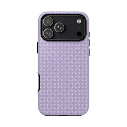 Serene Light Lavender Floral Pattern Tough Phone Case
