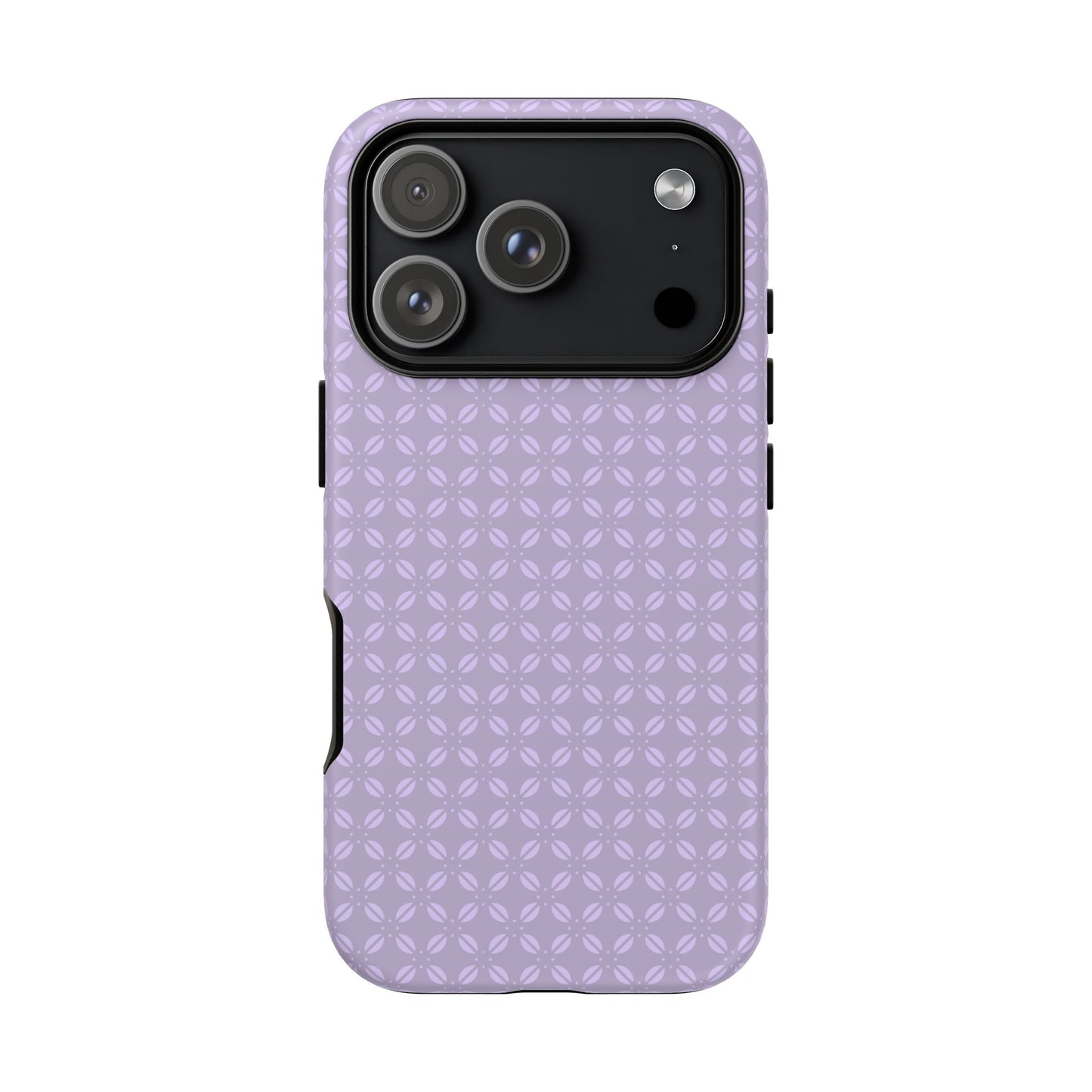 Serene Light Lavender Floral Pattern Tough Phone Case