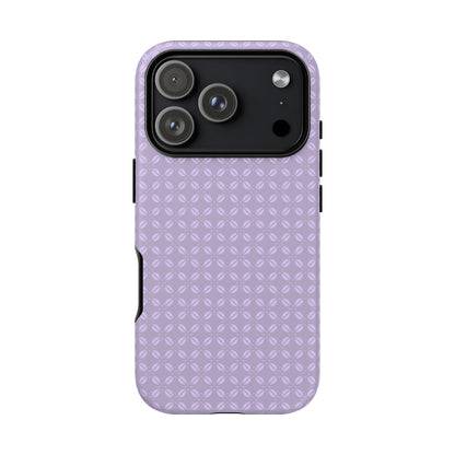 Serene Light Lavender Floral Pattern Tough Phone Case
