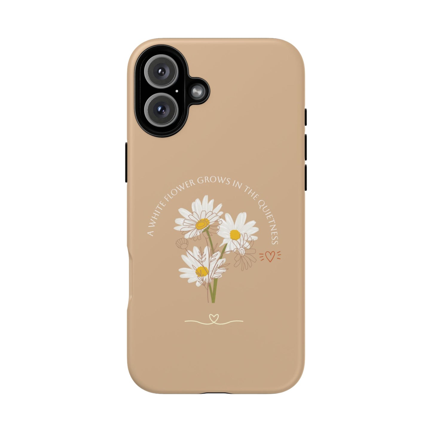 Summer Beige Color Daisy Floral