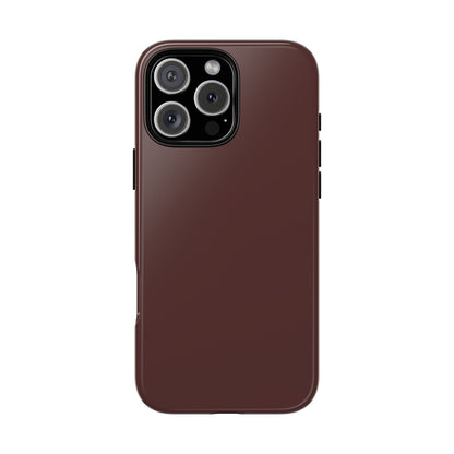 Rich Solid Rum Raisin Tough Phone Case