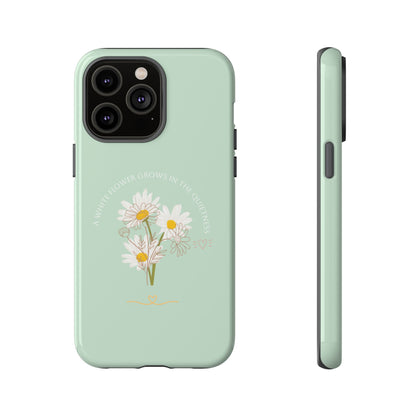 Summer Mint Color Daisy Floral