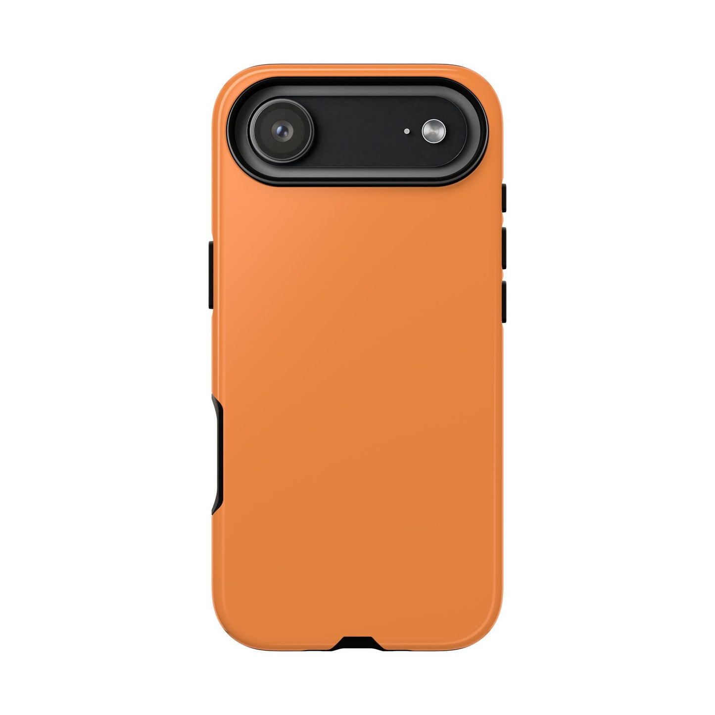Solid Orange Minimalist Tough Phone Case
