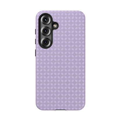 Serene Light Lavender Floral Pattern Tough Phone Case