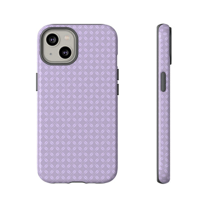 Serene Light Lavender Floral Pattern Tough Phone Case