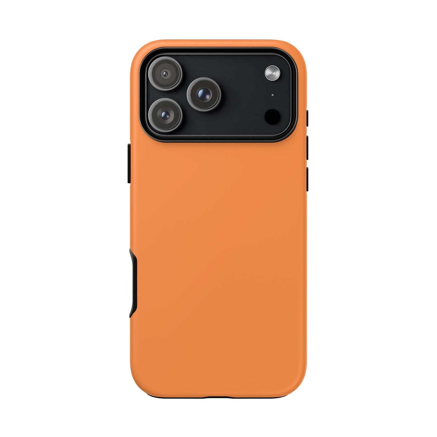 Solid Orange Minimalist Tough Phone Case