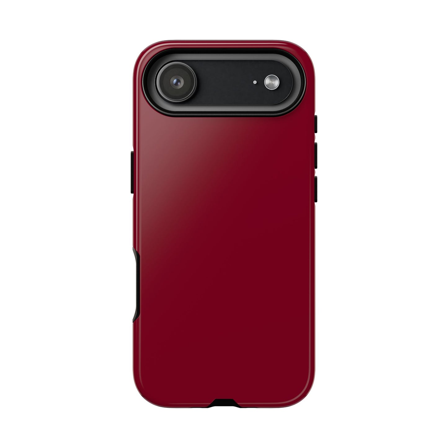 Solid Burgundy Red Tough Phone Case