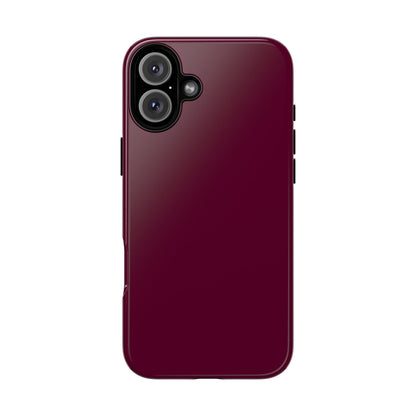 Classic Solid Bordeaux Tough Phone Case
