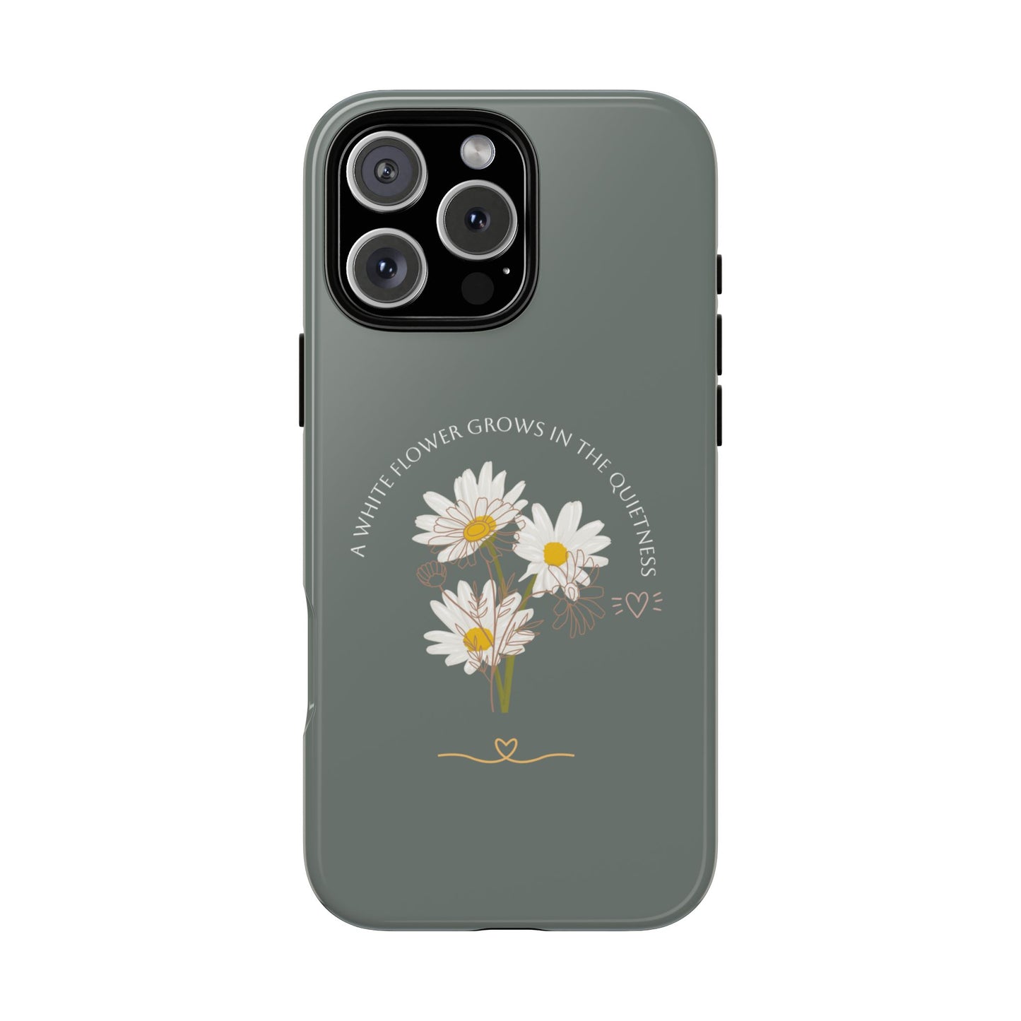Summer Dark Green Color Daisy Floral