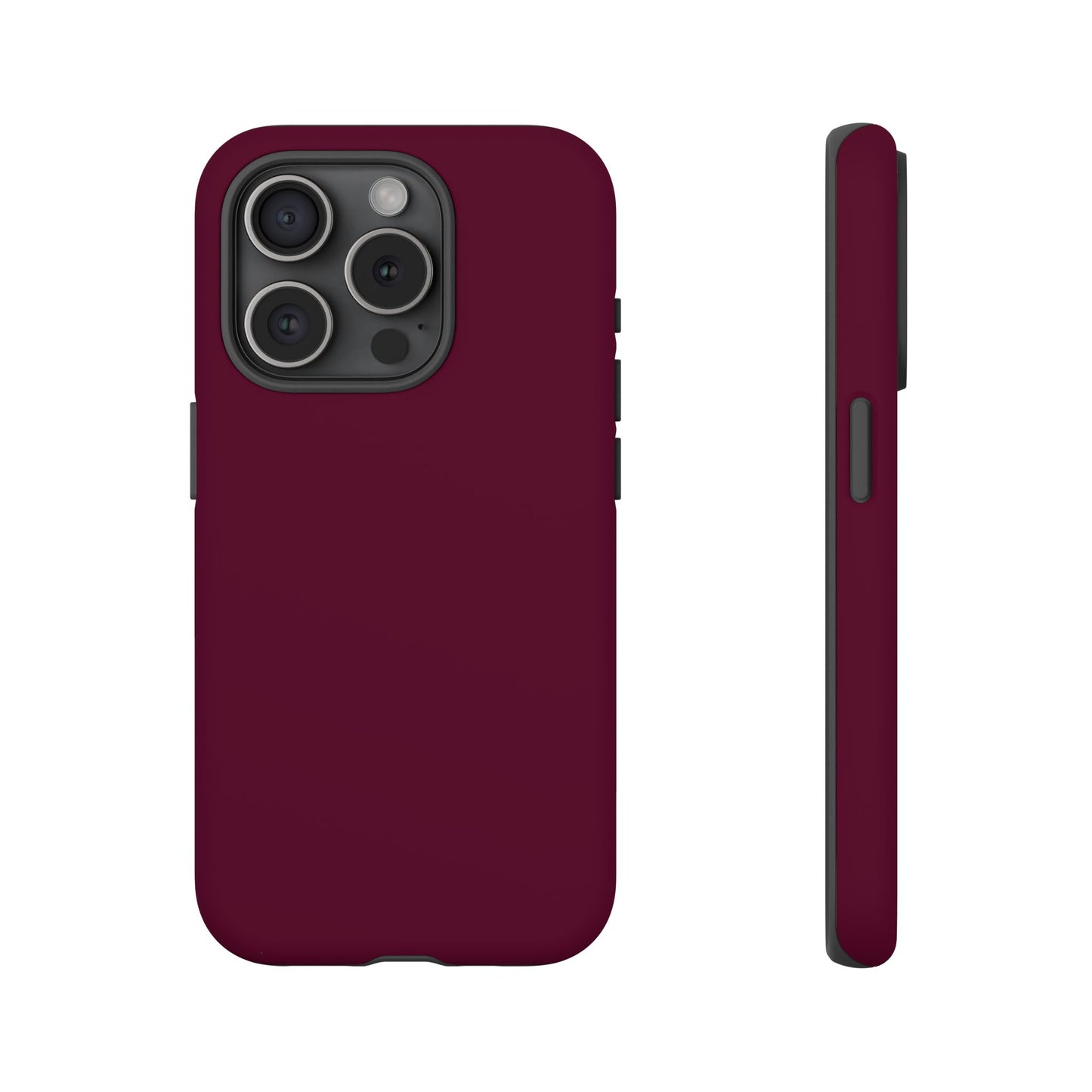 Classic Solid Bordeaux Tough Phone Case